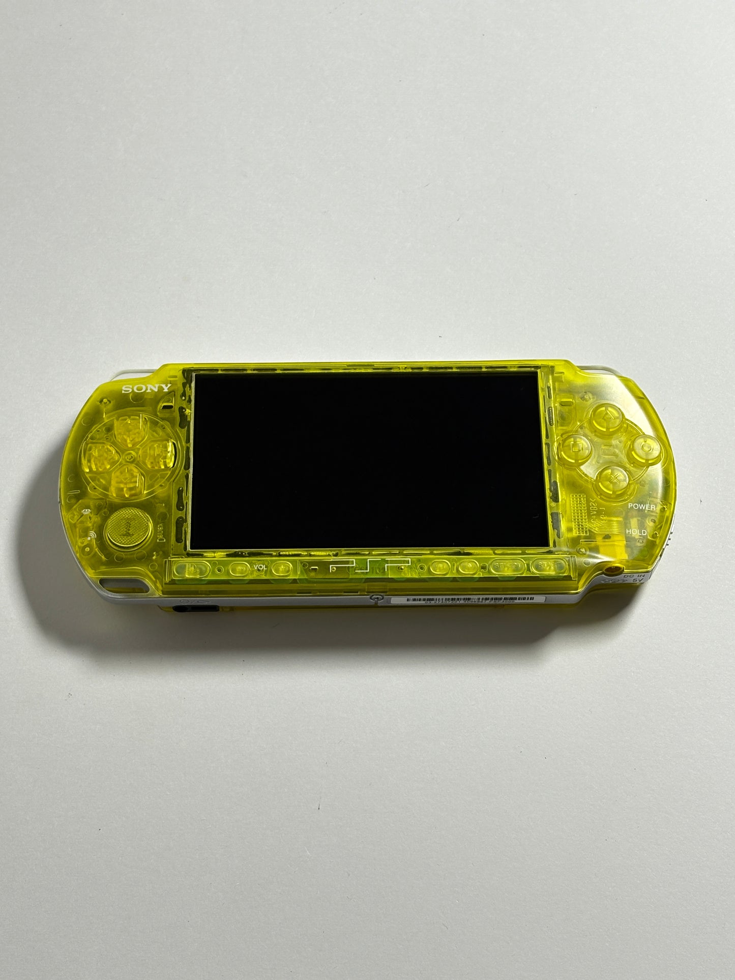 PSP 3000 - Transparent Yellow
