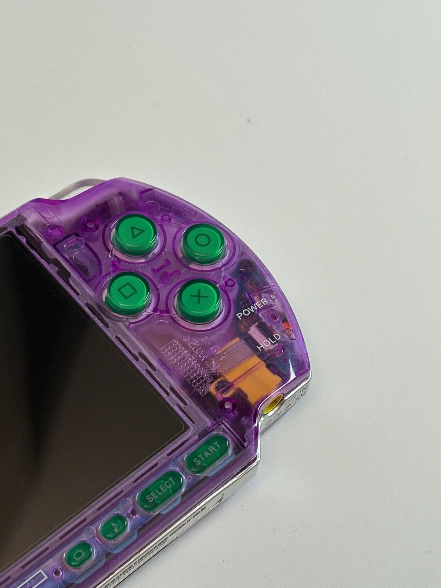 PSP 3000 - Transparent Purple Evangelion edition