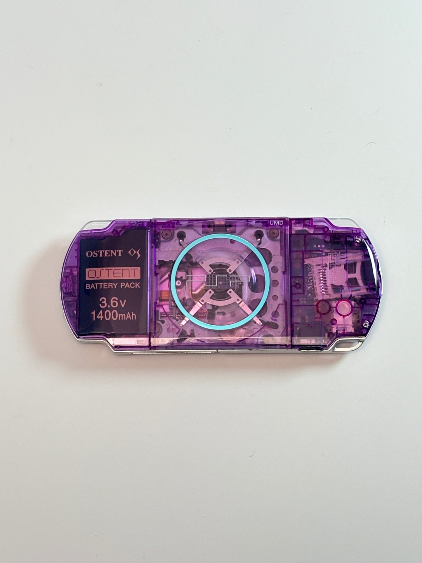 PSP 3000 - Transparent Purple Evangelion edition