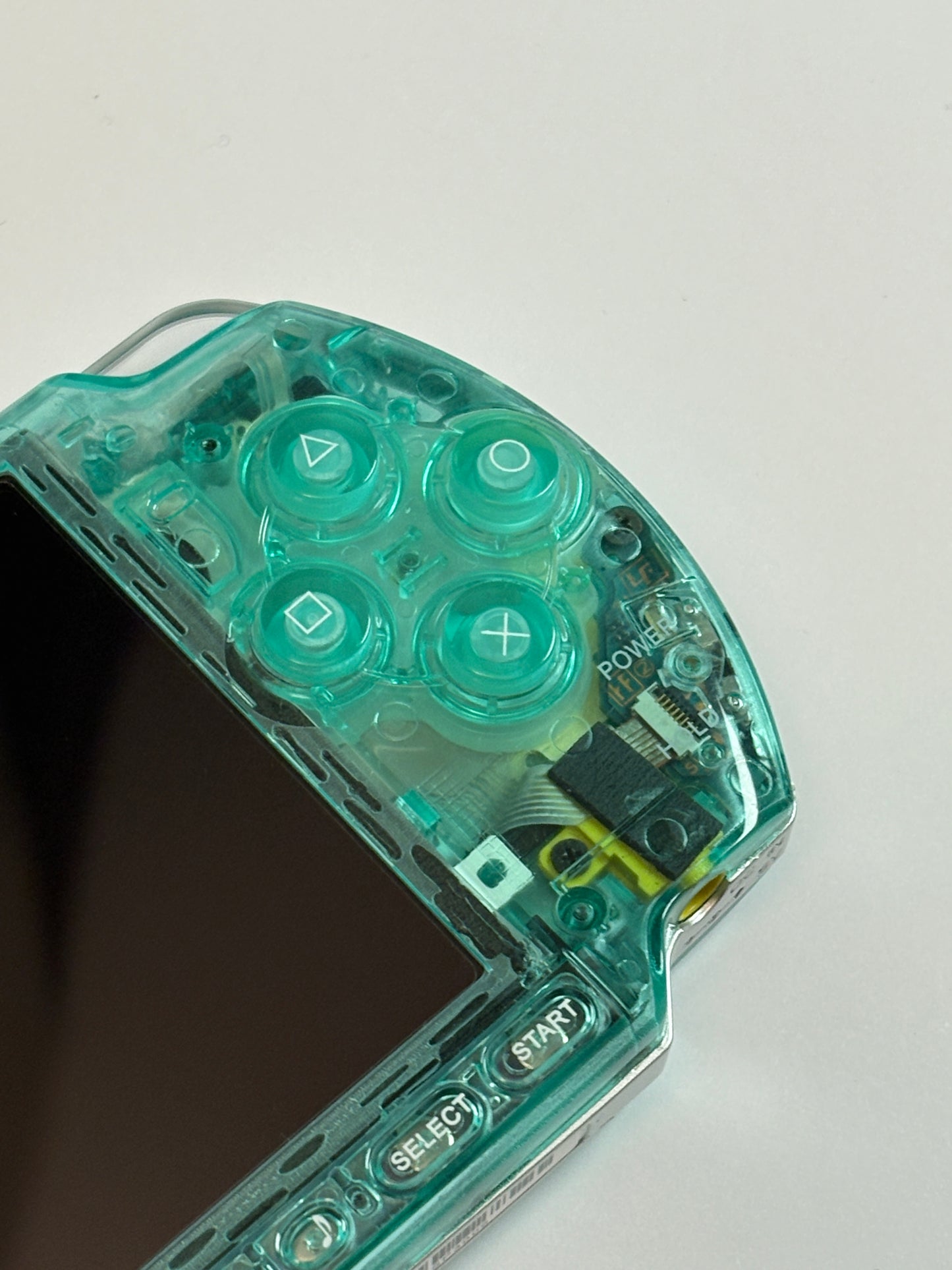 PSP 3000 - Transparent Mint Green