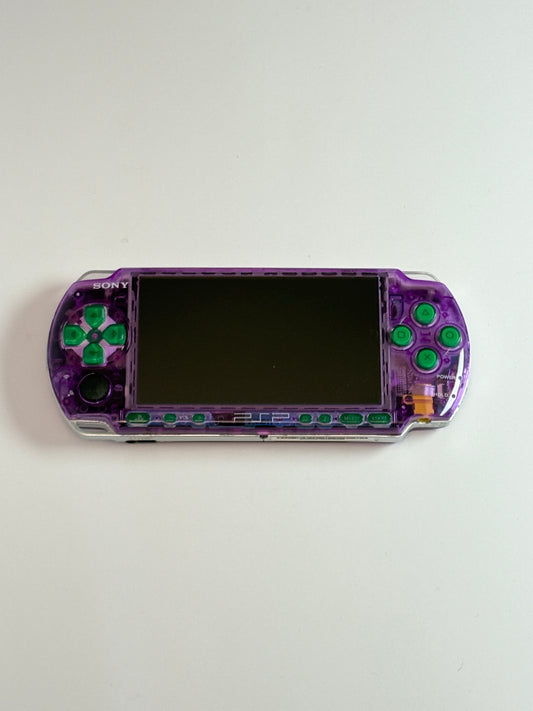 PSP 3000 - Transparent Purple Evangelion edition