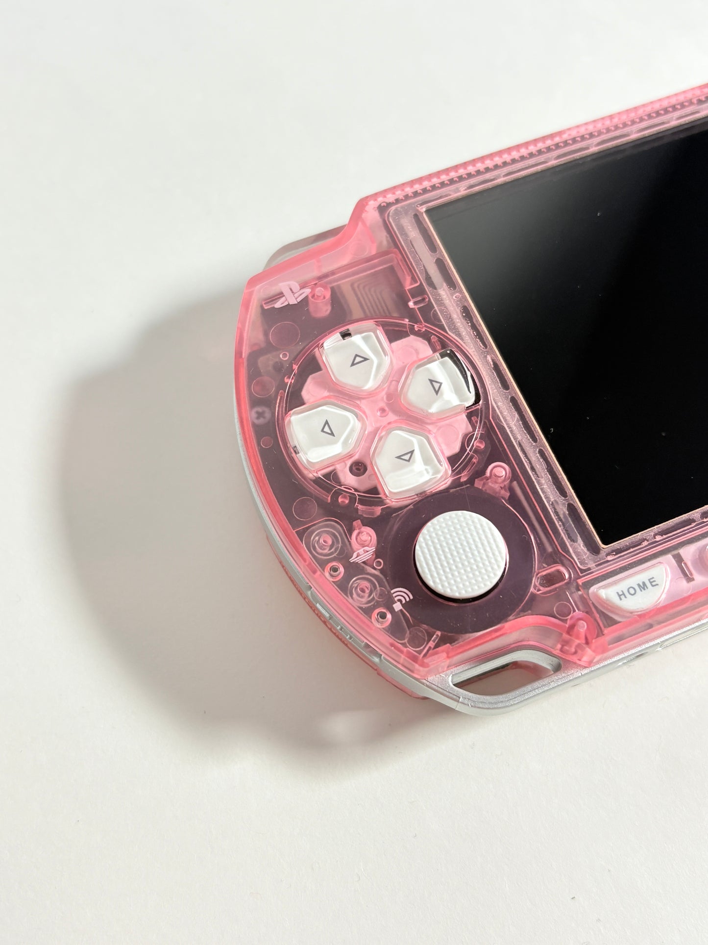 PSP 1000 - Transparent Pink - IPS Screeb