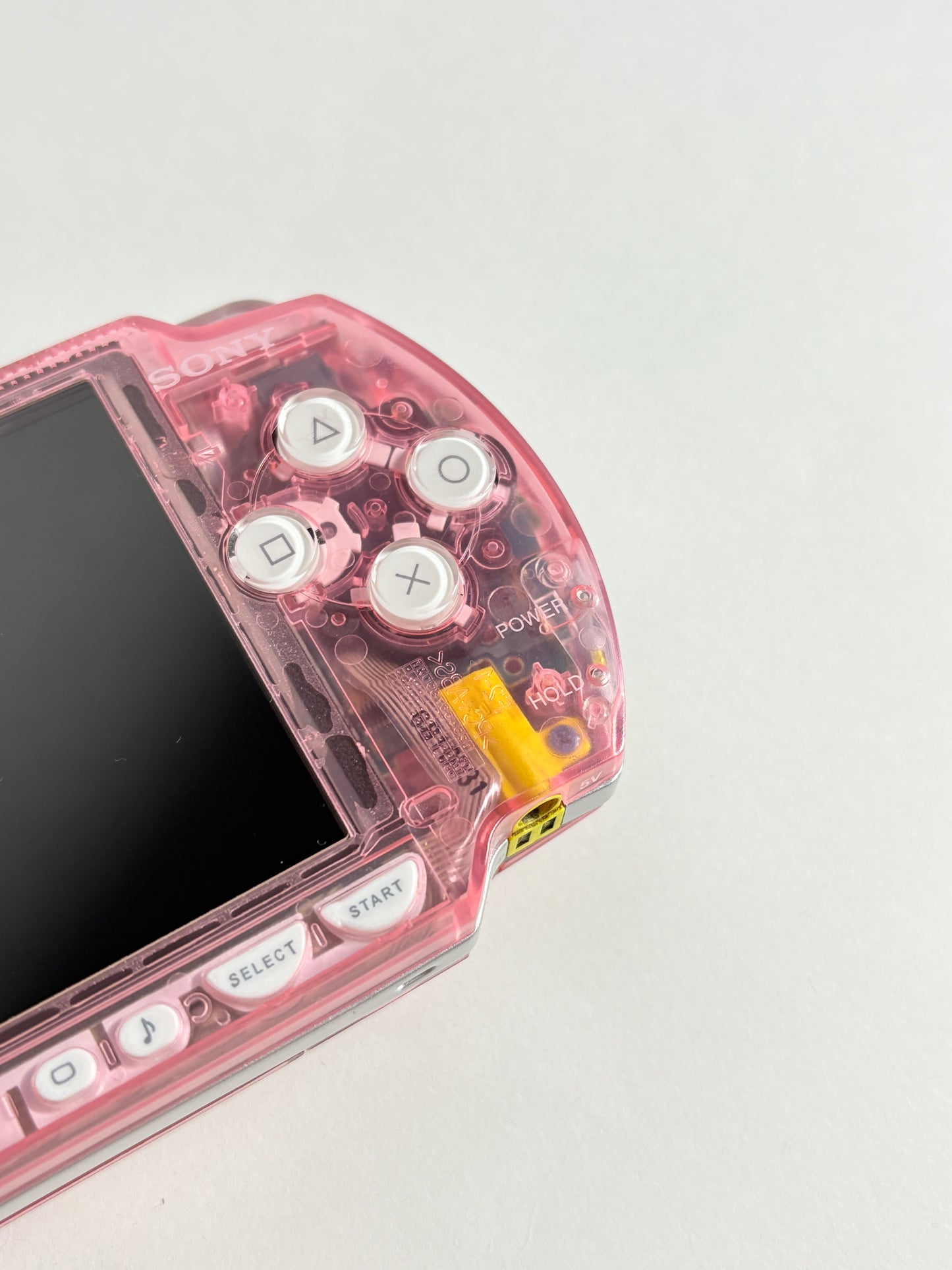 PSP 1000 - Transparent Pink - IPS Screeb