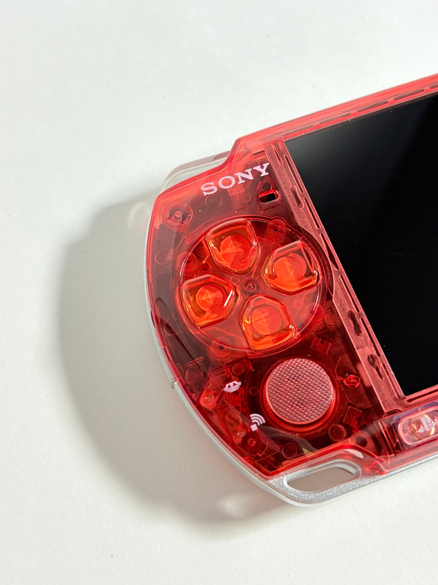 PSP 3000 - Transparent Red