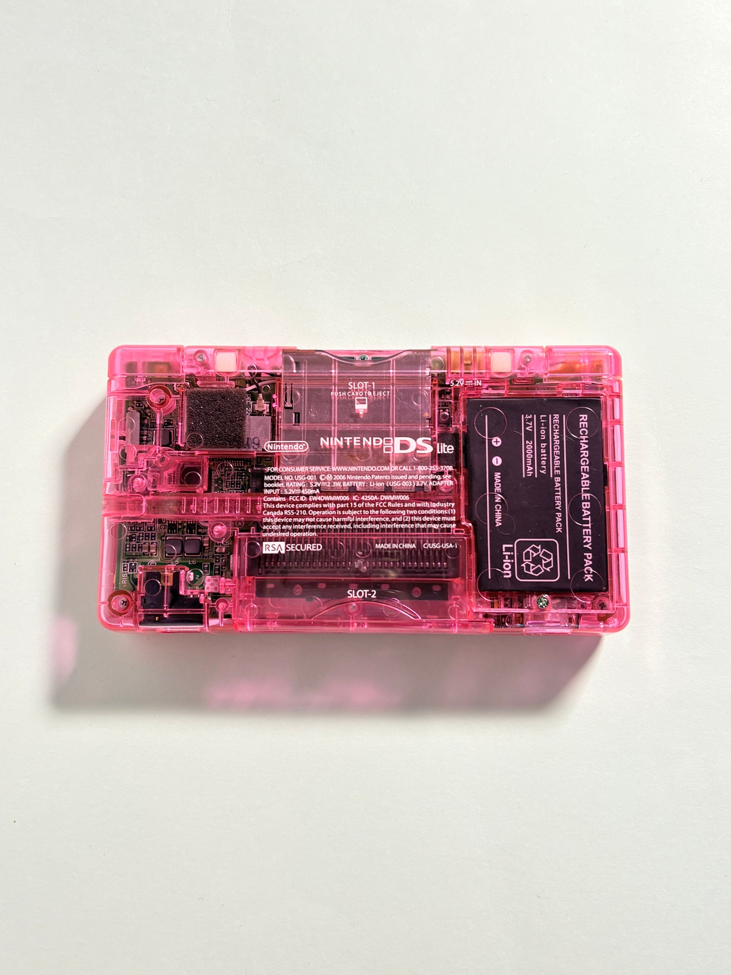 Nintendo DS Lite - Transparent Pink