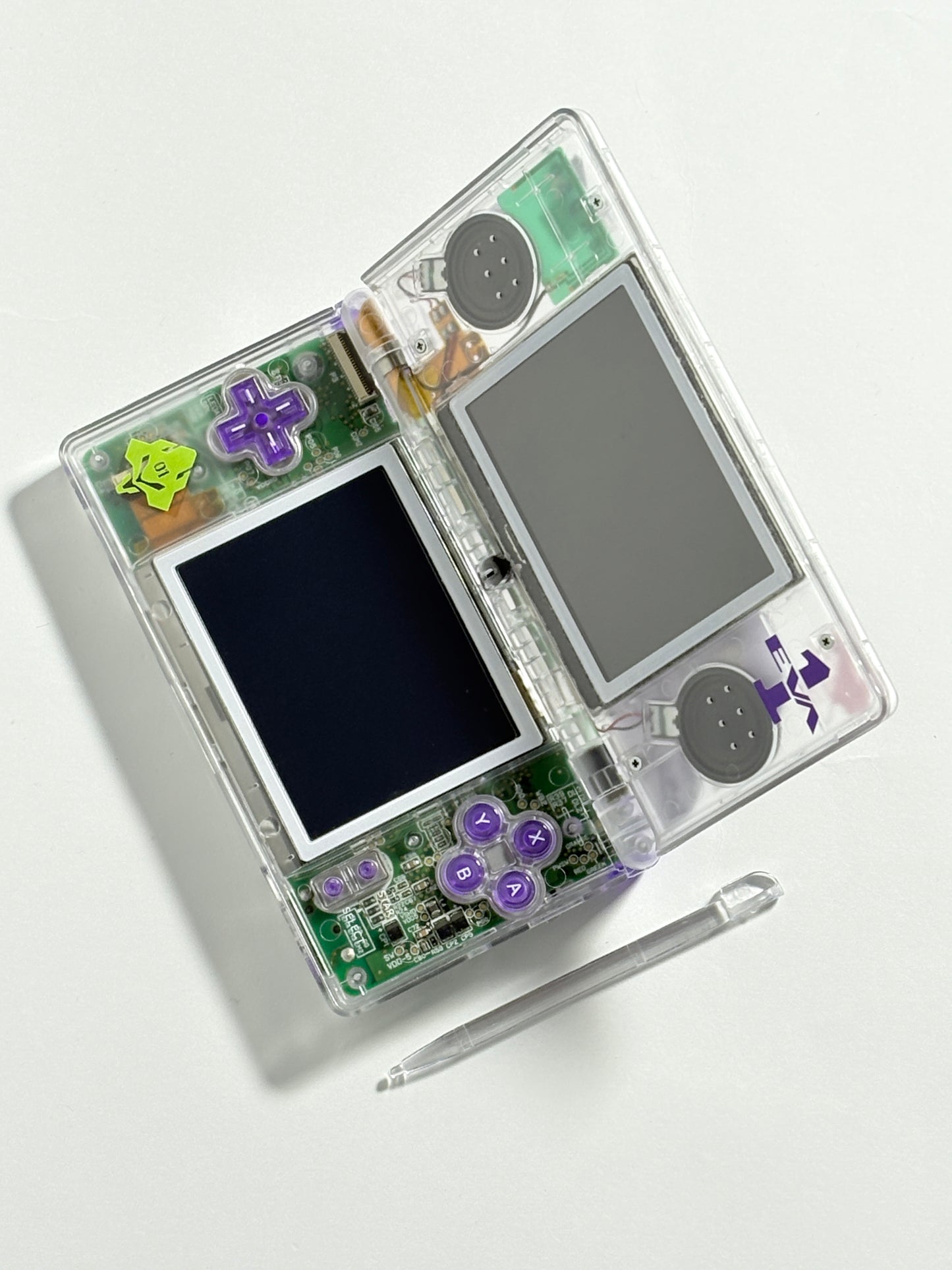 Nintendo DS Lite - Transparent Evangelion Custom