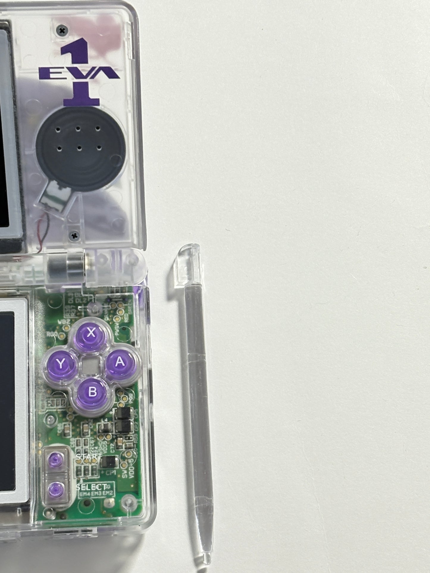 Nintendo DS Lite - Transparent Evangelion Custom