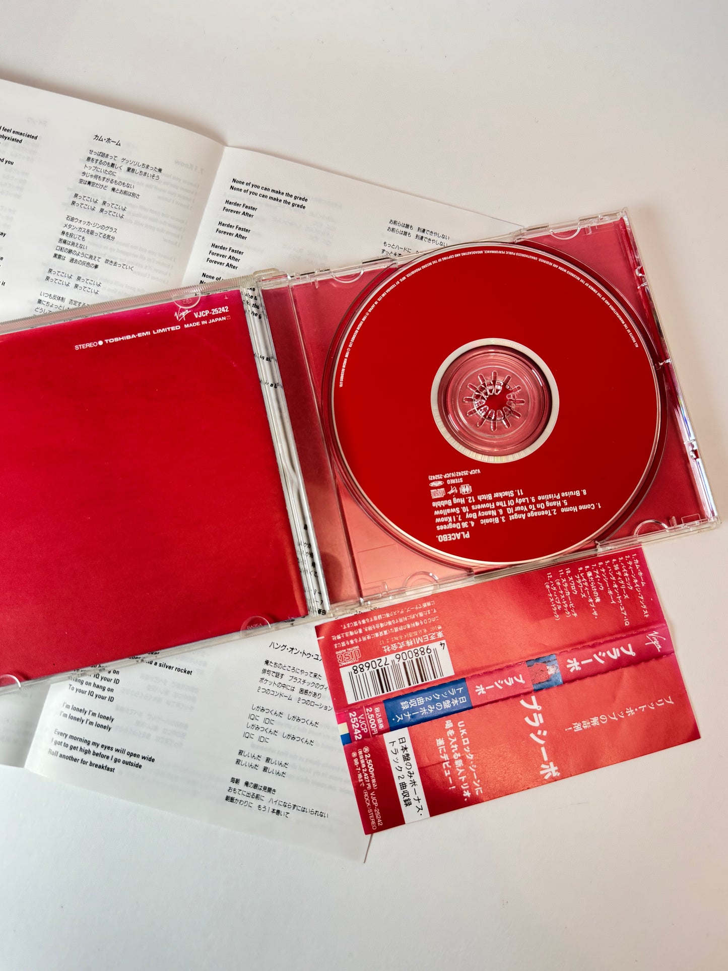 Placebo CD - Japanese release