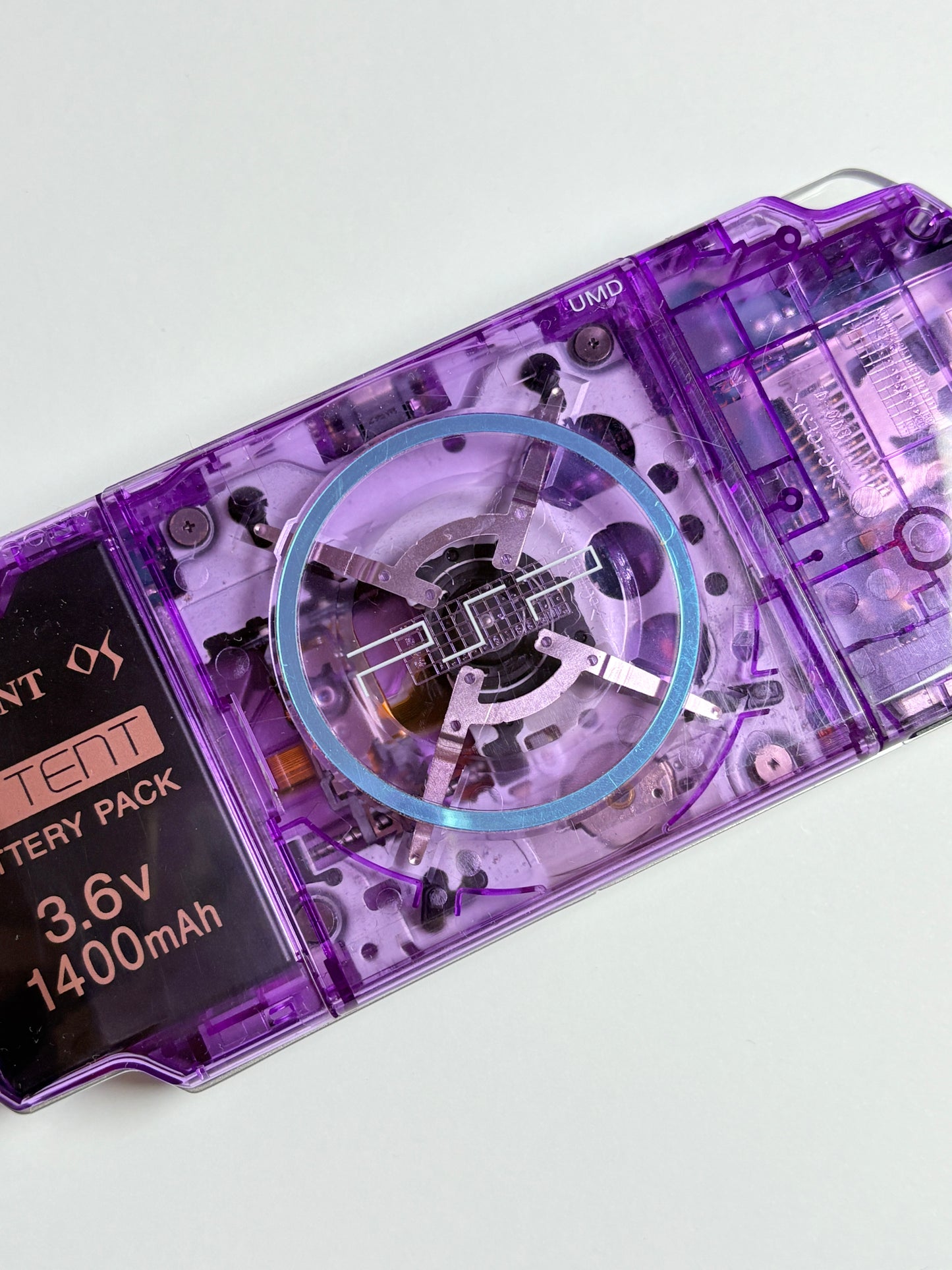 PSP 3000 - Transparent Purple Evangelion edition
