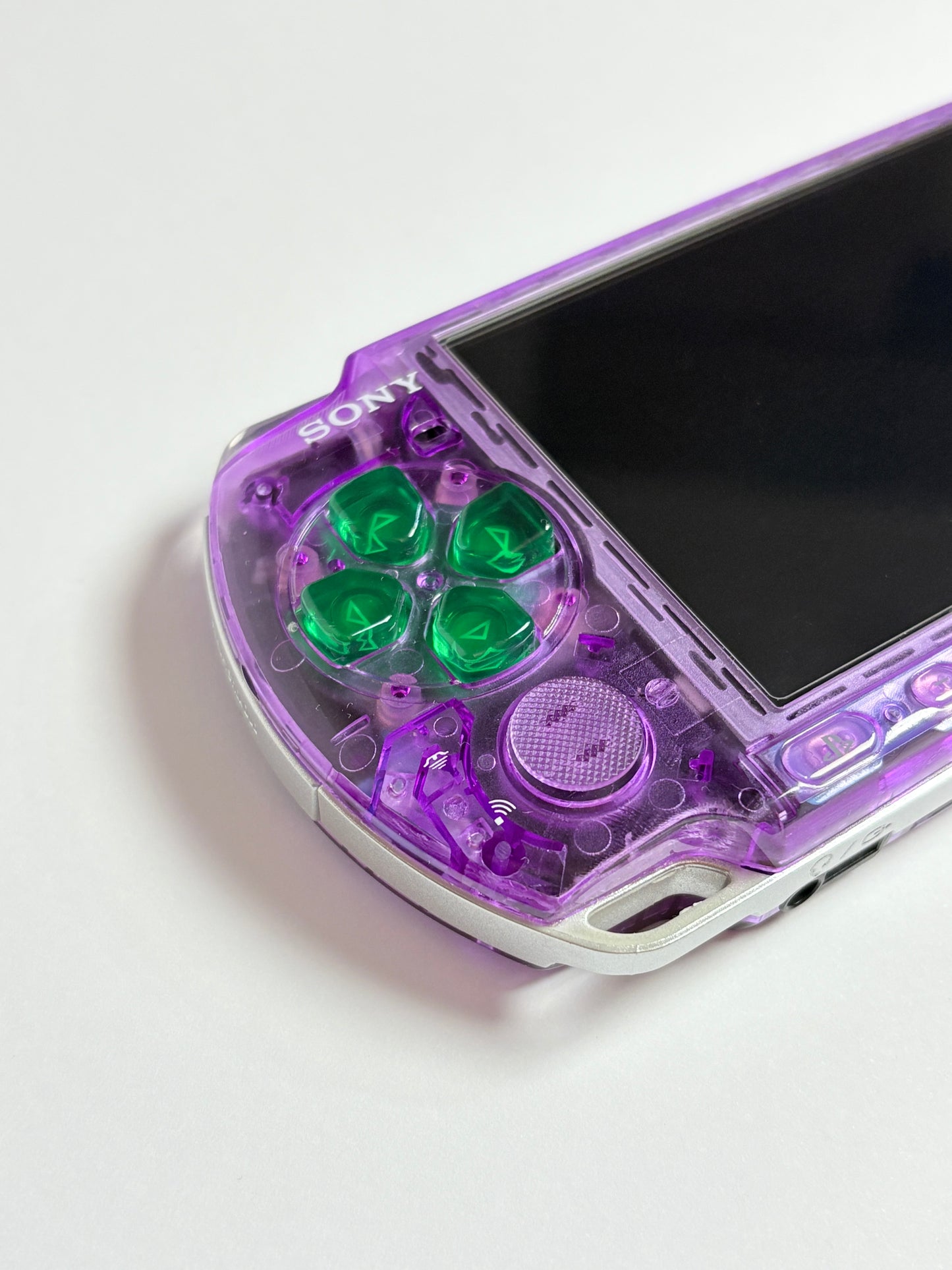 PSP 3000 - Transparent Purple Evangelion edition