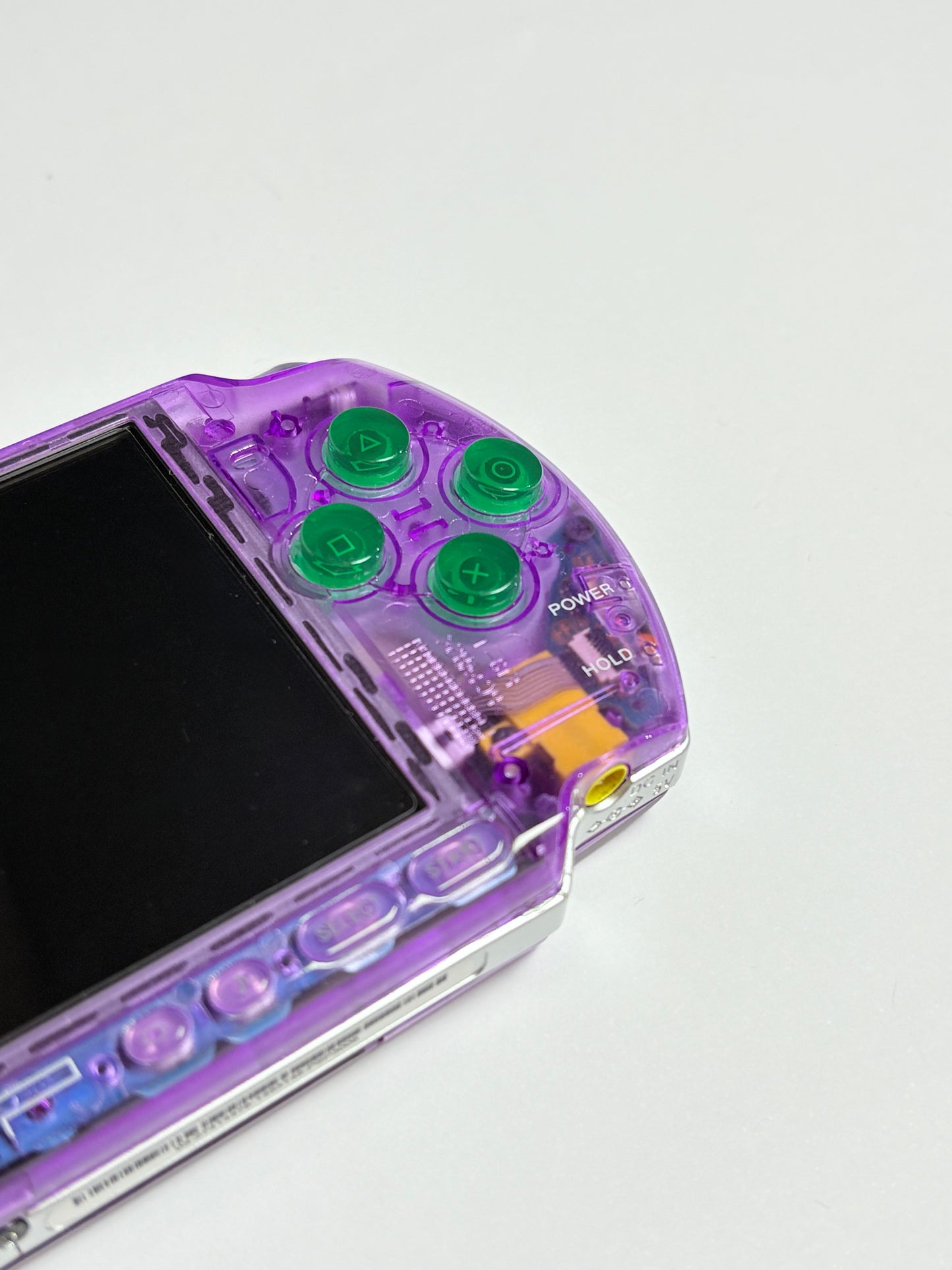 PSP 3000 - Transparent Purple Evangelion edition