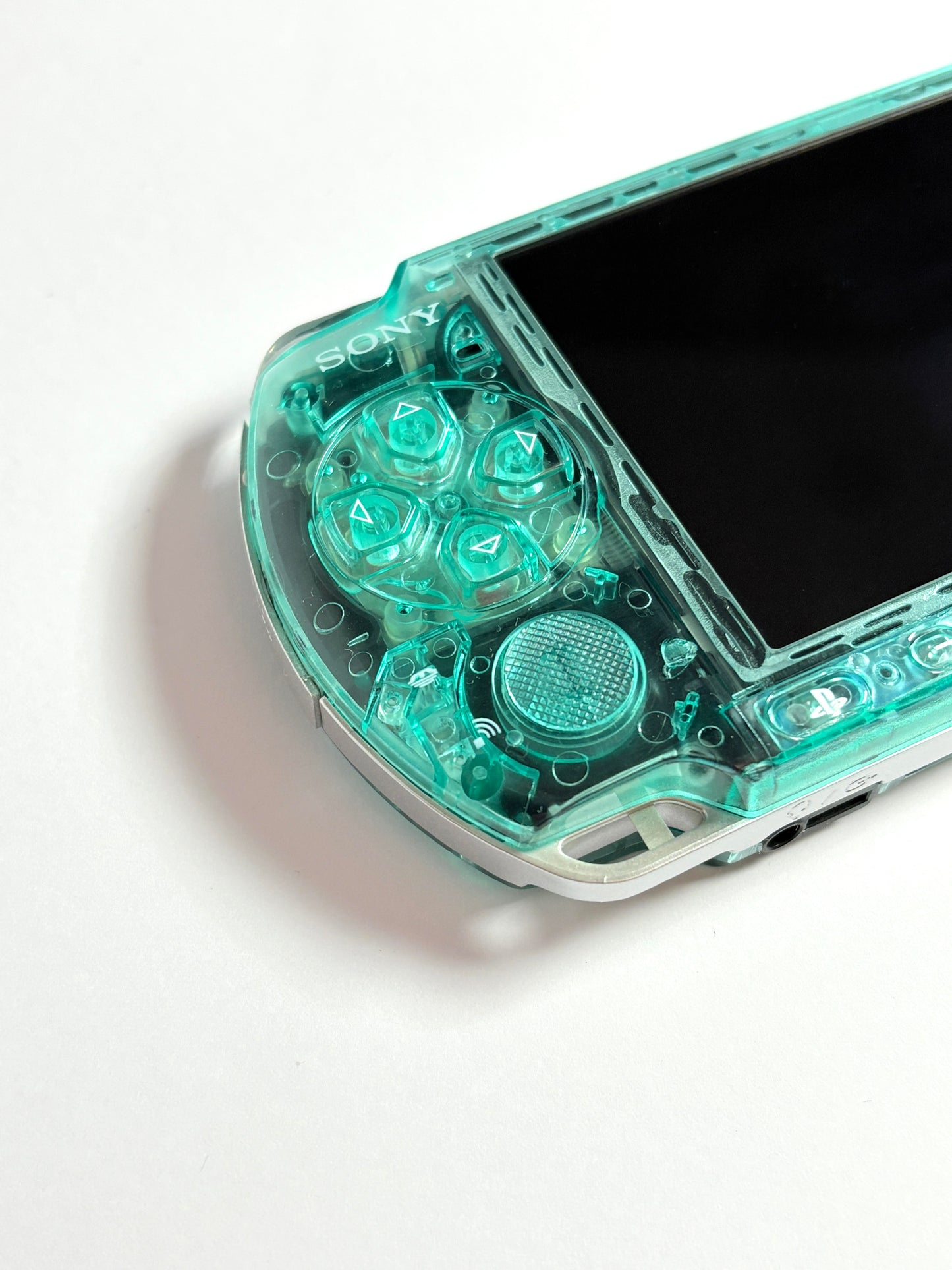 PSP 3000 - Transparent Mint Green
