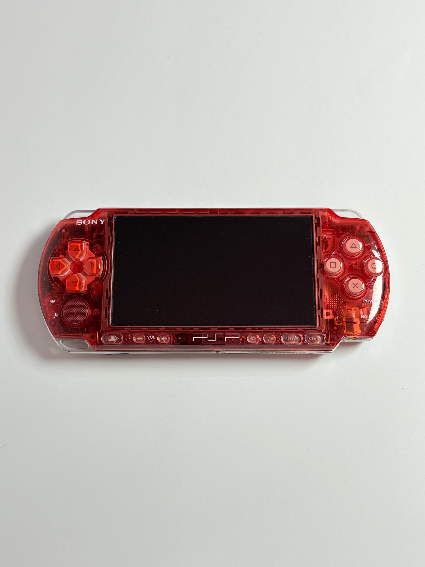PSP 3000 - Transparent Red