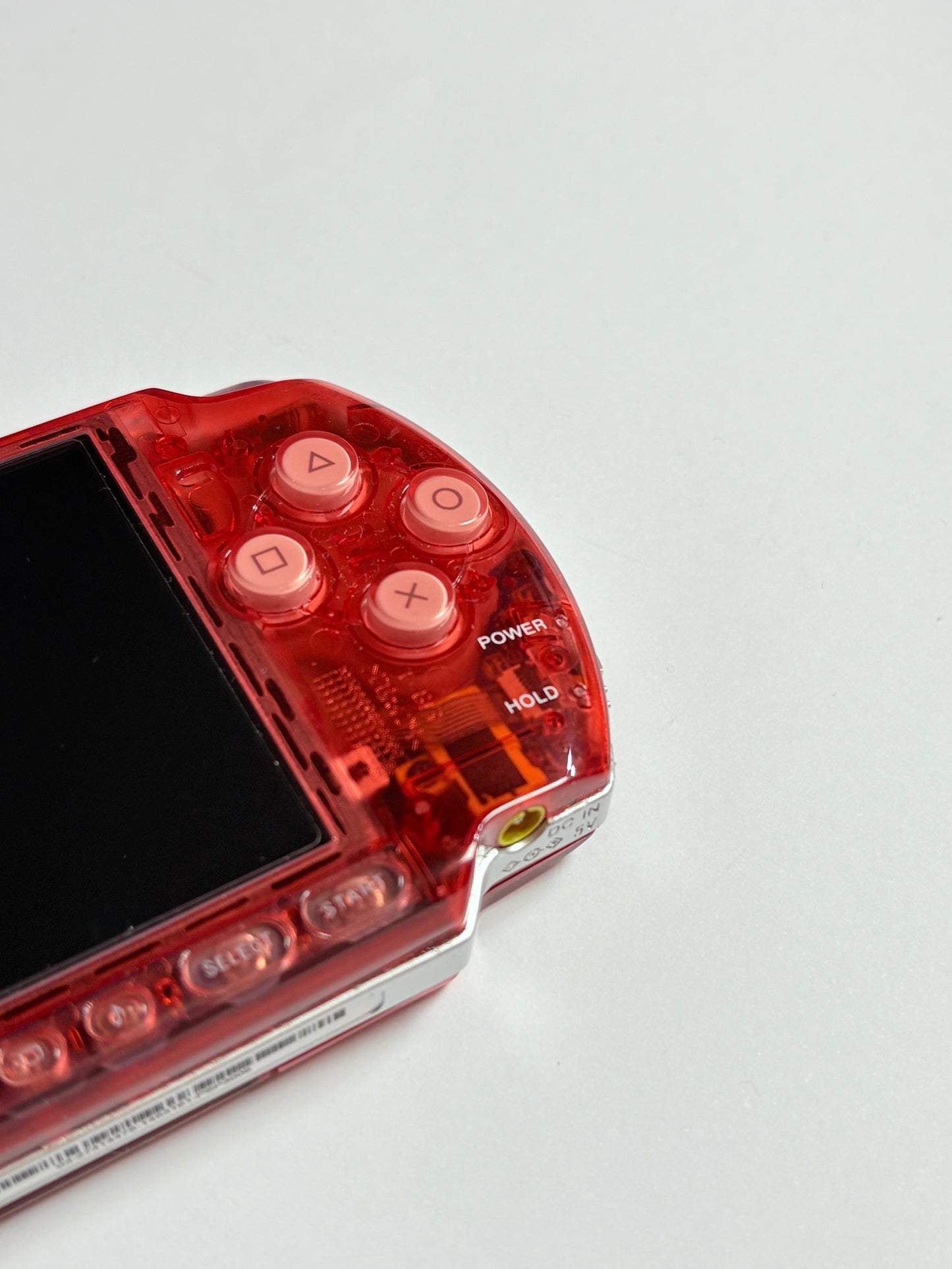 PSP 3000 - Transparent Red