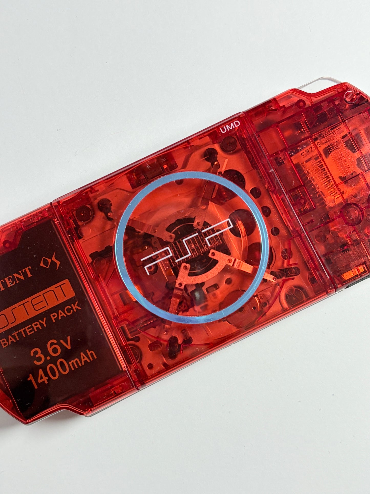 PSP 3000 - Transparent Red