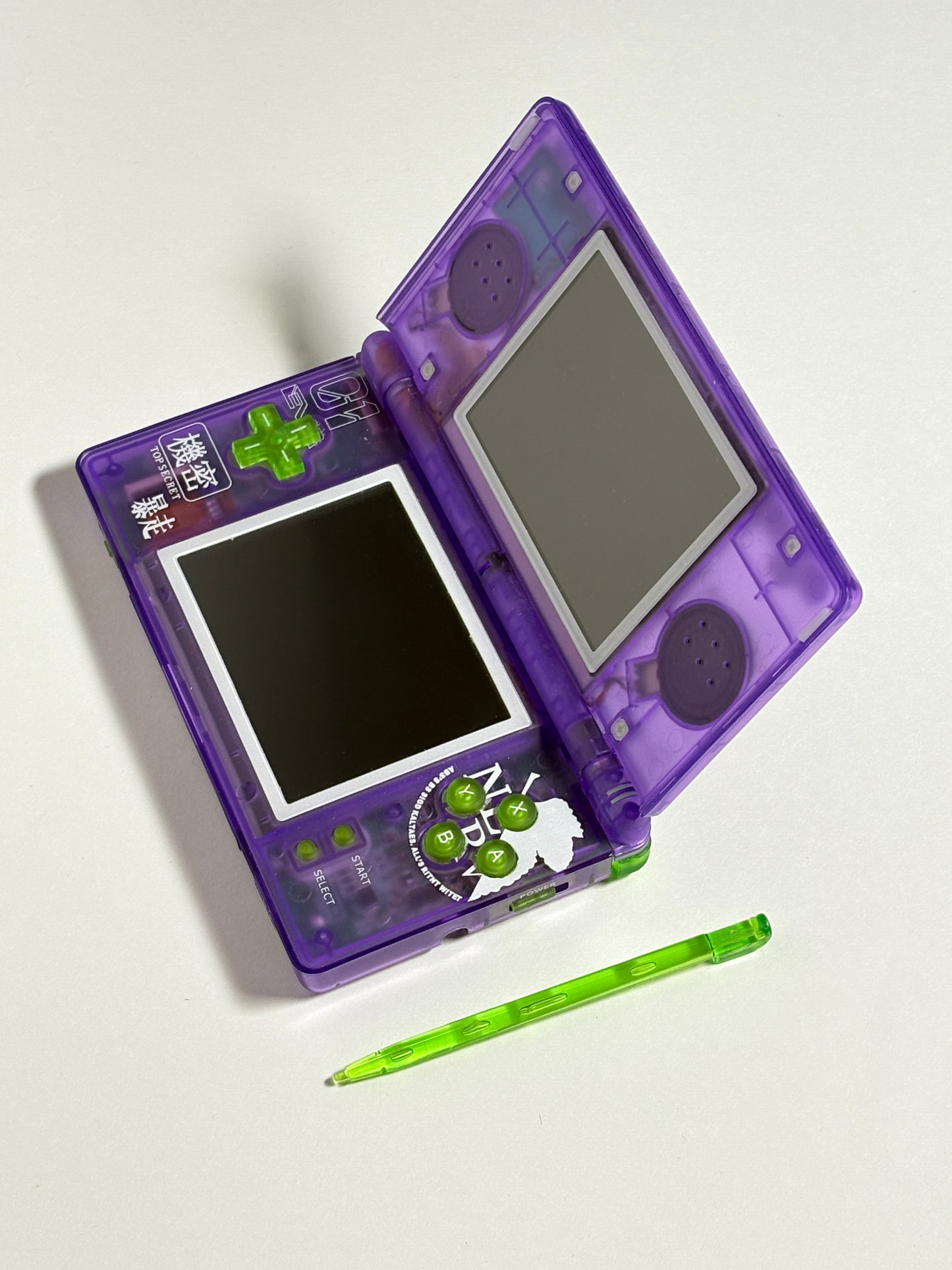 Nintendo DS Lite - Transparent Evangelion Custom