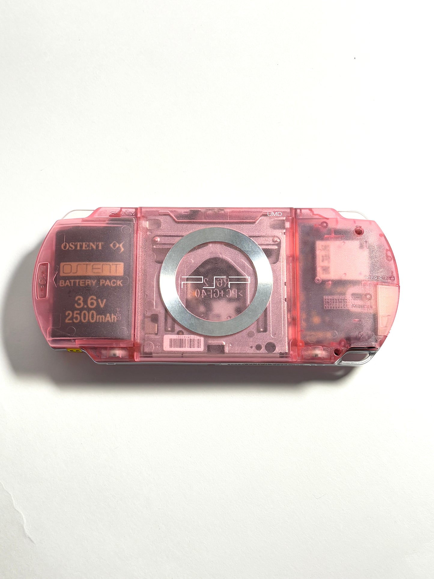 PSP 1000 - Transparent Pink - IPS Screen