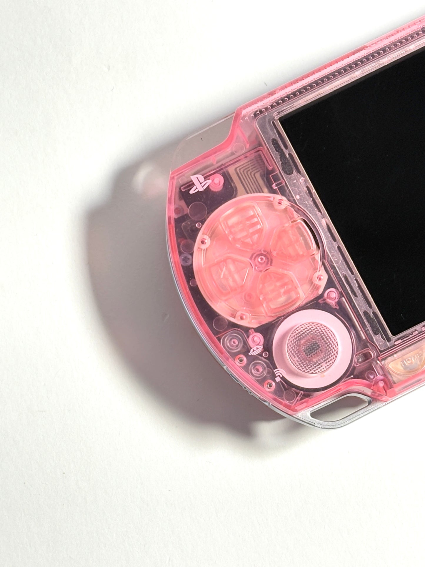 PSP 1000 - Transparent Pink - IPS Screen