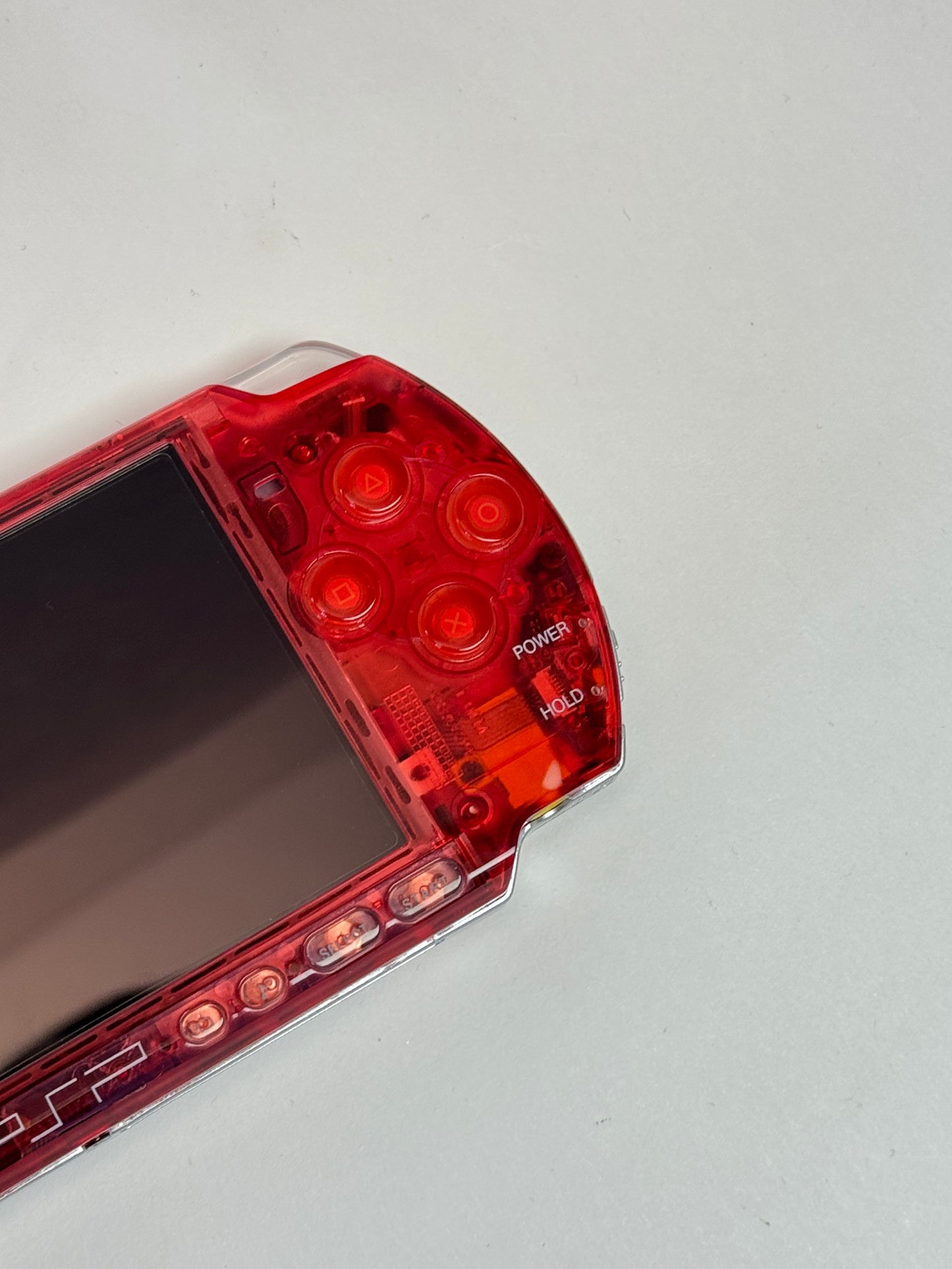 PSP 3000 - Transparent red