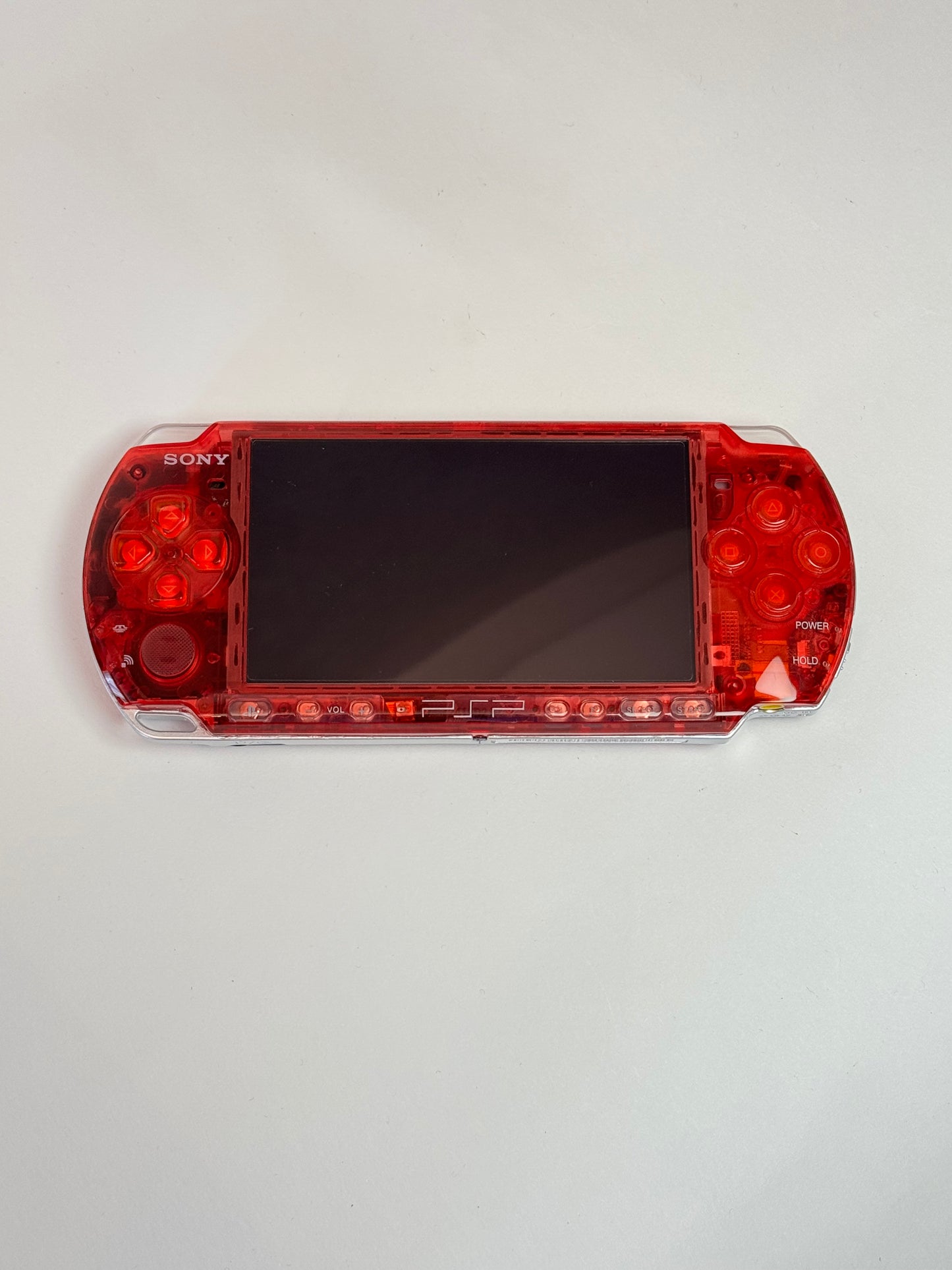 PSP 3000 - Transparent red