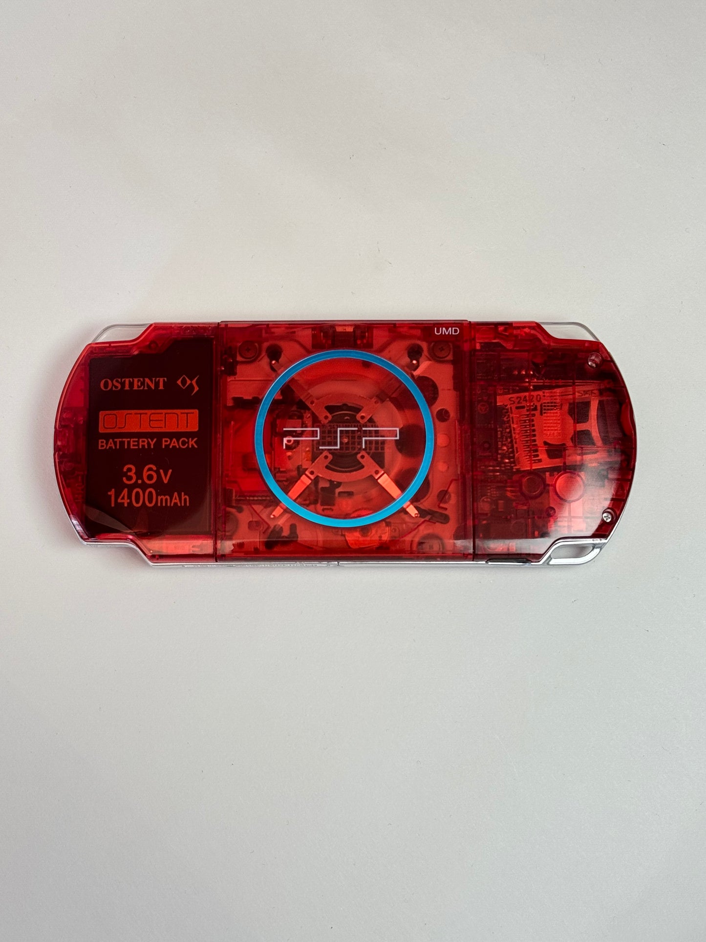 PSP 3000 - Transparent red