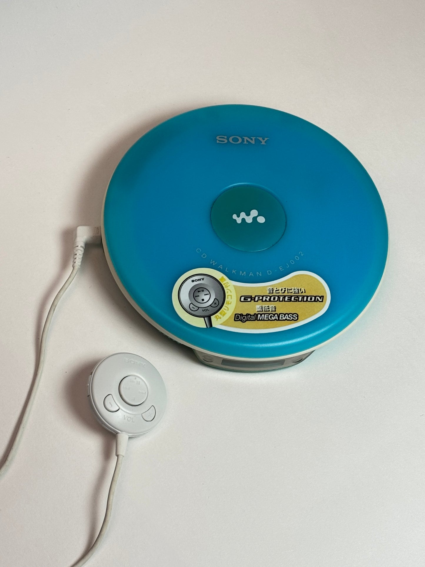 Sony D-EJ001 CD Walkman - Aqua blue