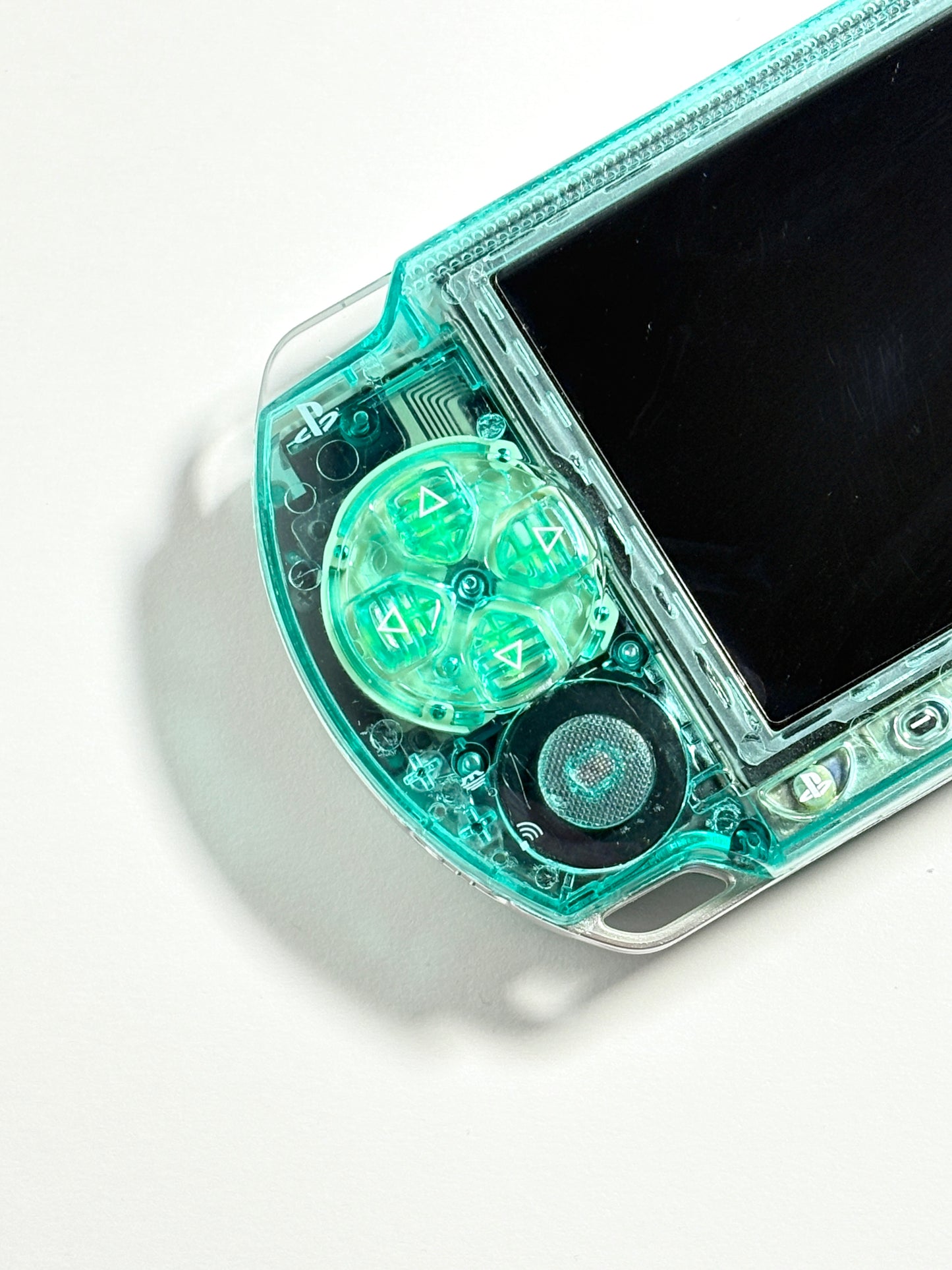 PSP 1000 - Transparent Mint Green - IPS