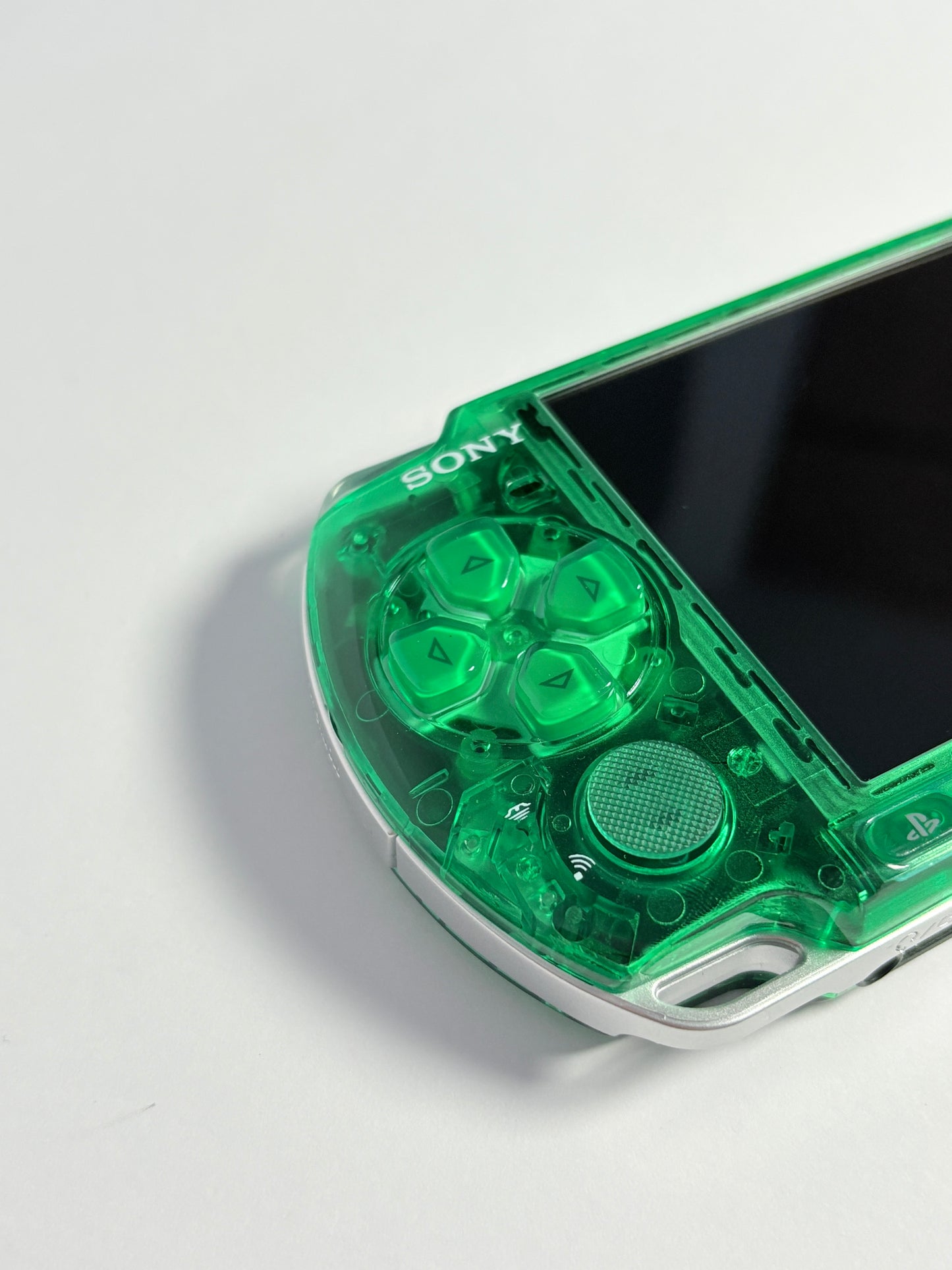 PSP 3000 - Transparent Green