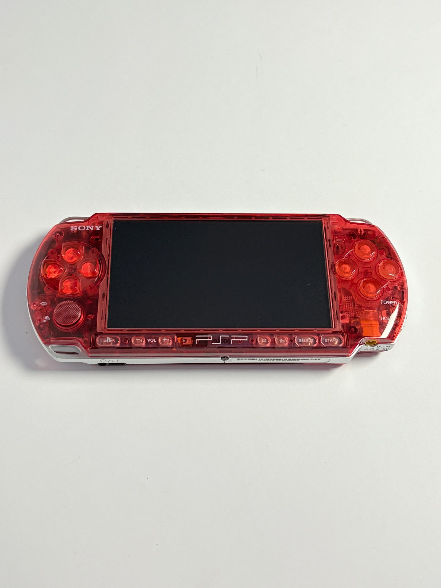 PSP 3000 - Transparent Red