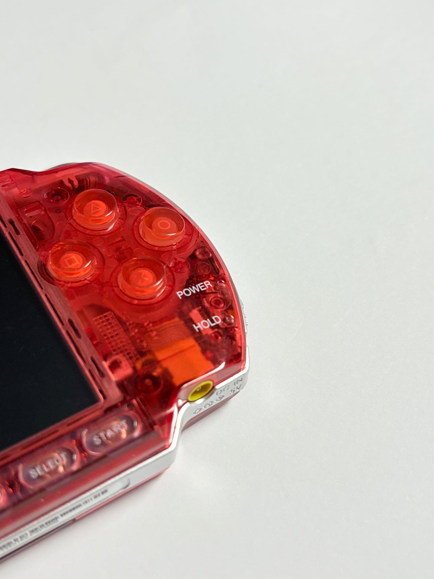 PSP 3000 - Transparent Red