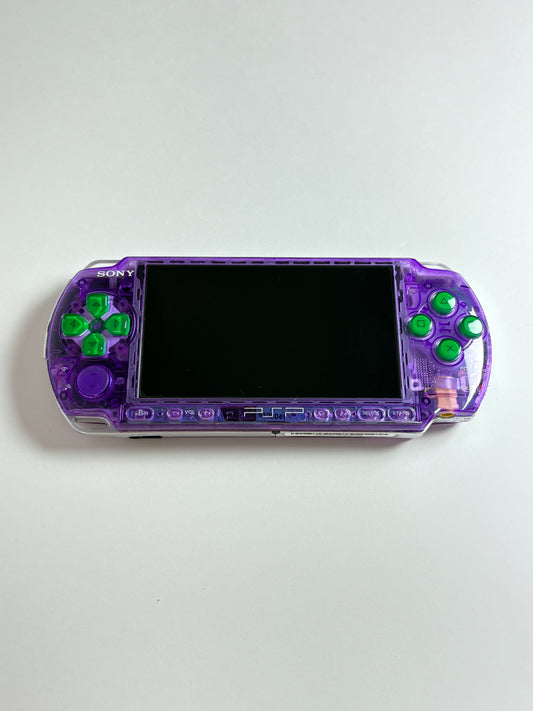 PSP 3000 - Transparent Purple - Eva edition