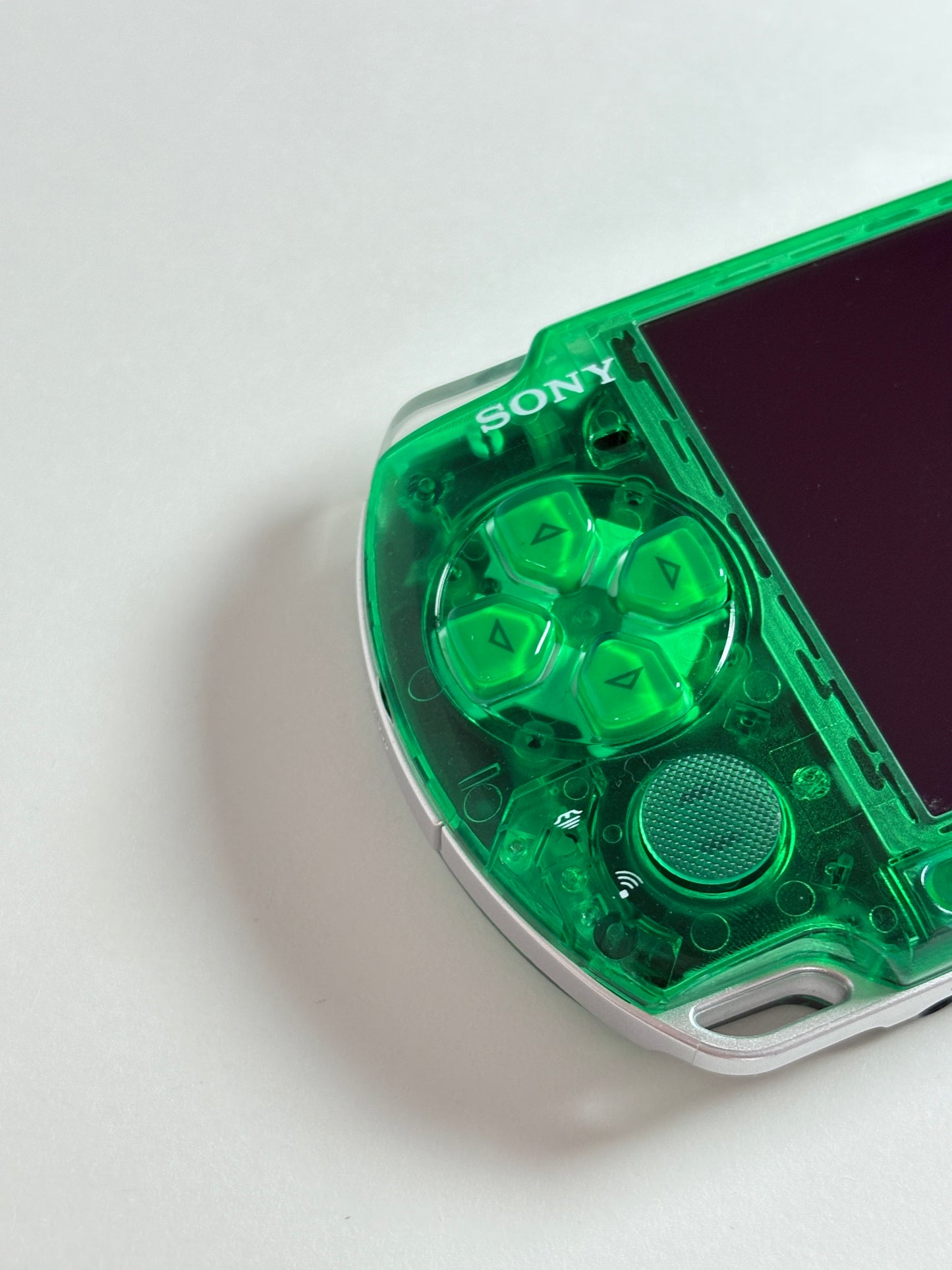 PSP 3000 - Transparent Emerald Green