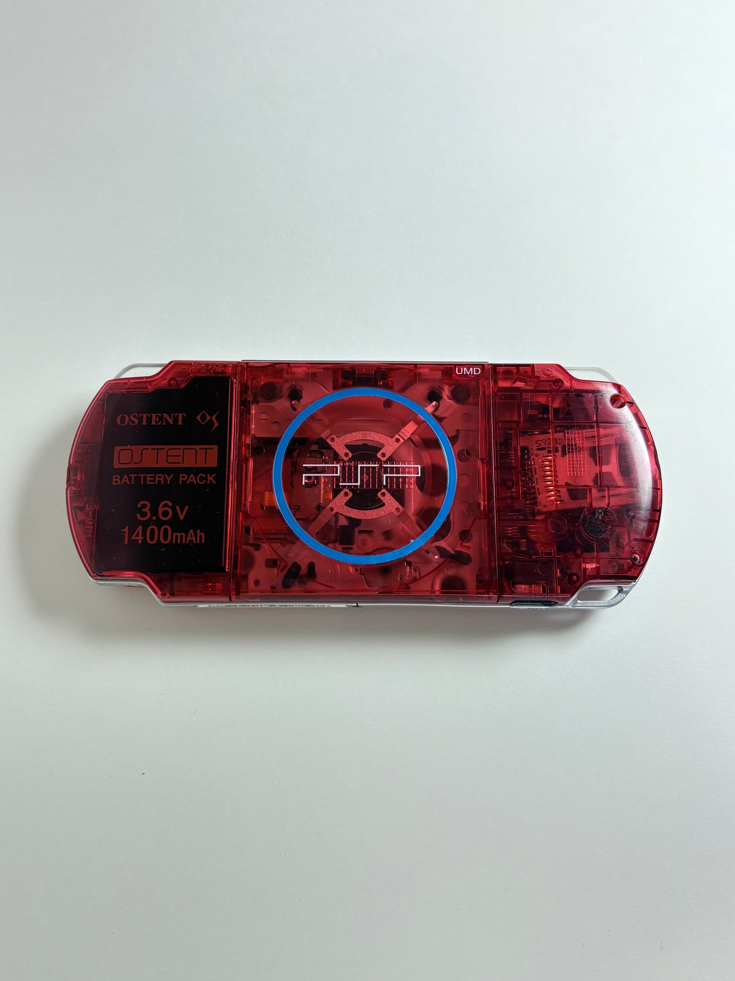 PSP 3000 - Transparent Red