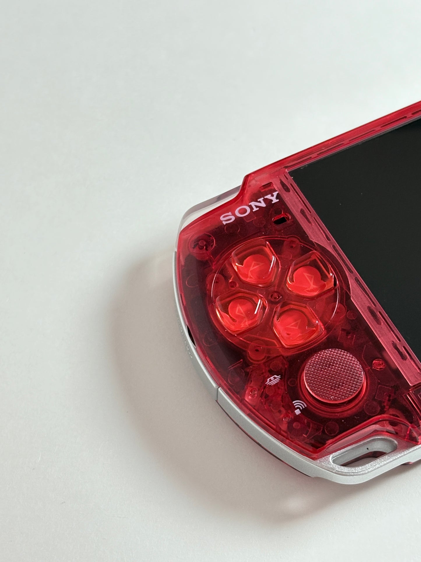 PSP 3000 - Transparent Red