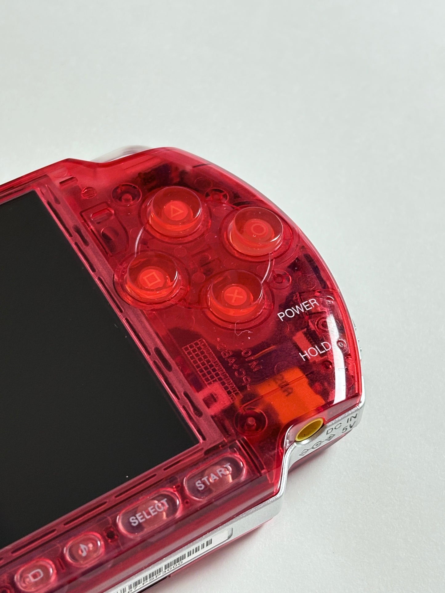 PSP 3000 - Transparent Red