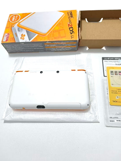 Nintendo New 2DS LL - White & Orange