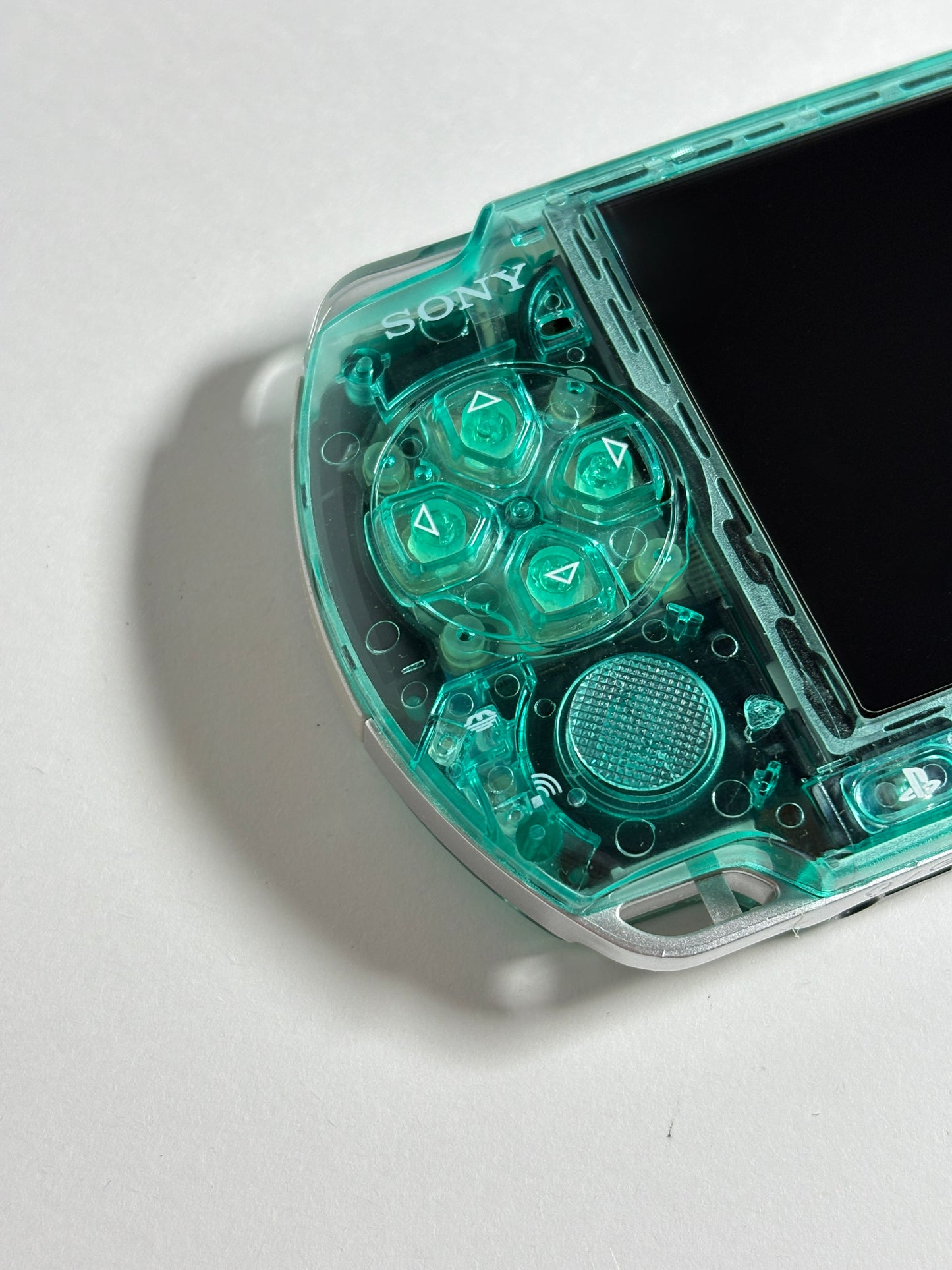 PSP 3000 - Transparent Mint Green