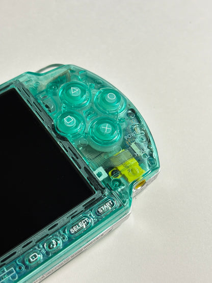 PSP 3000 - Transparent Mint Green