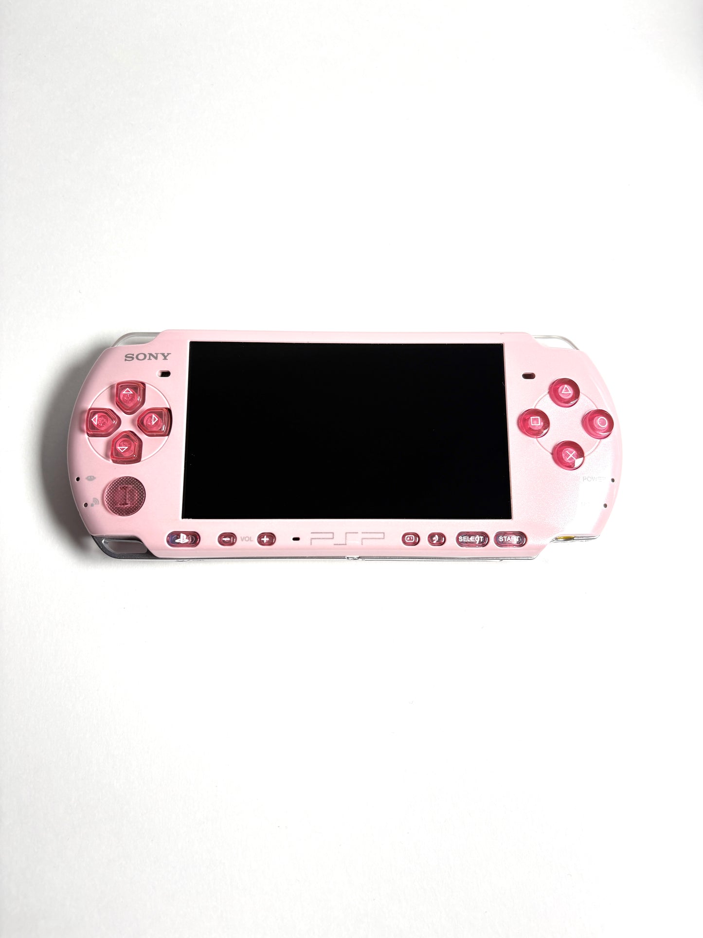 PSP 3000 - Blossom Pink w trasparent buttons - IPS