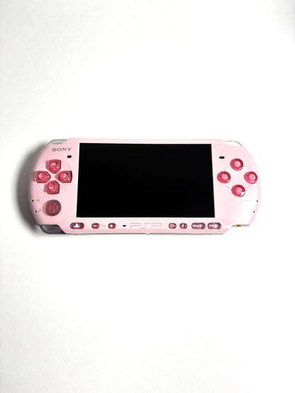 PSP 3000 - Blossom Pink w trasparent buttons - IPS