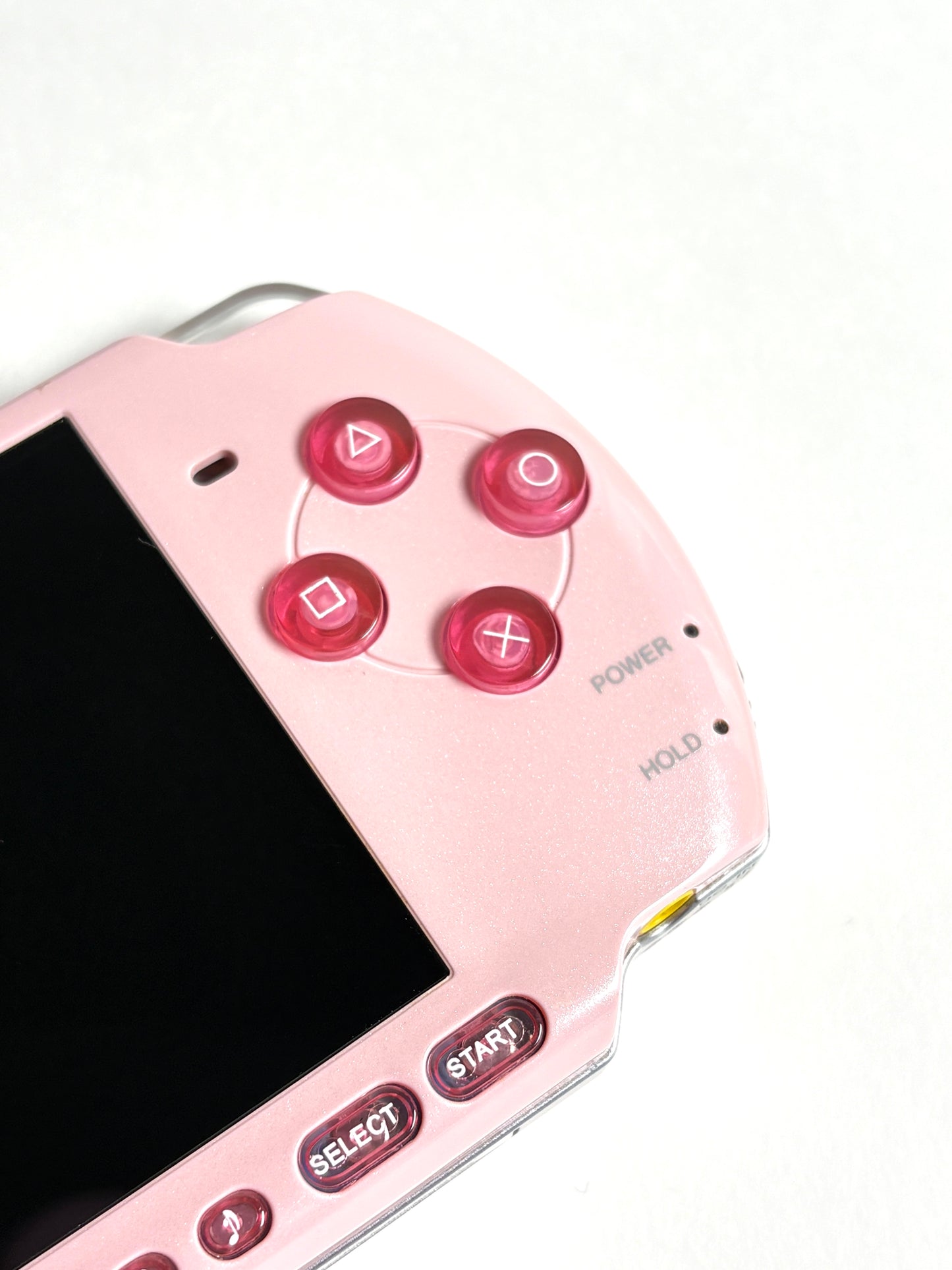 PSP 3000 - Blossom Pink w trasparent buttons - IPS