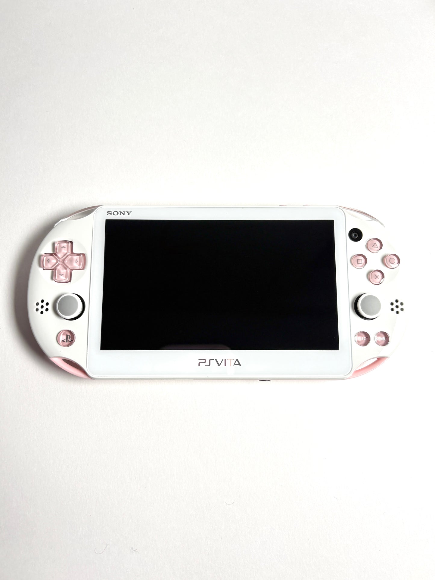 Ps Vita 2000 - Pink and White w custom Pink buttons