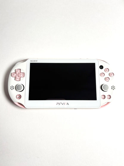 Ps Vita 2000 - Pink and White w custom Pink buttons