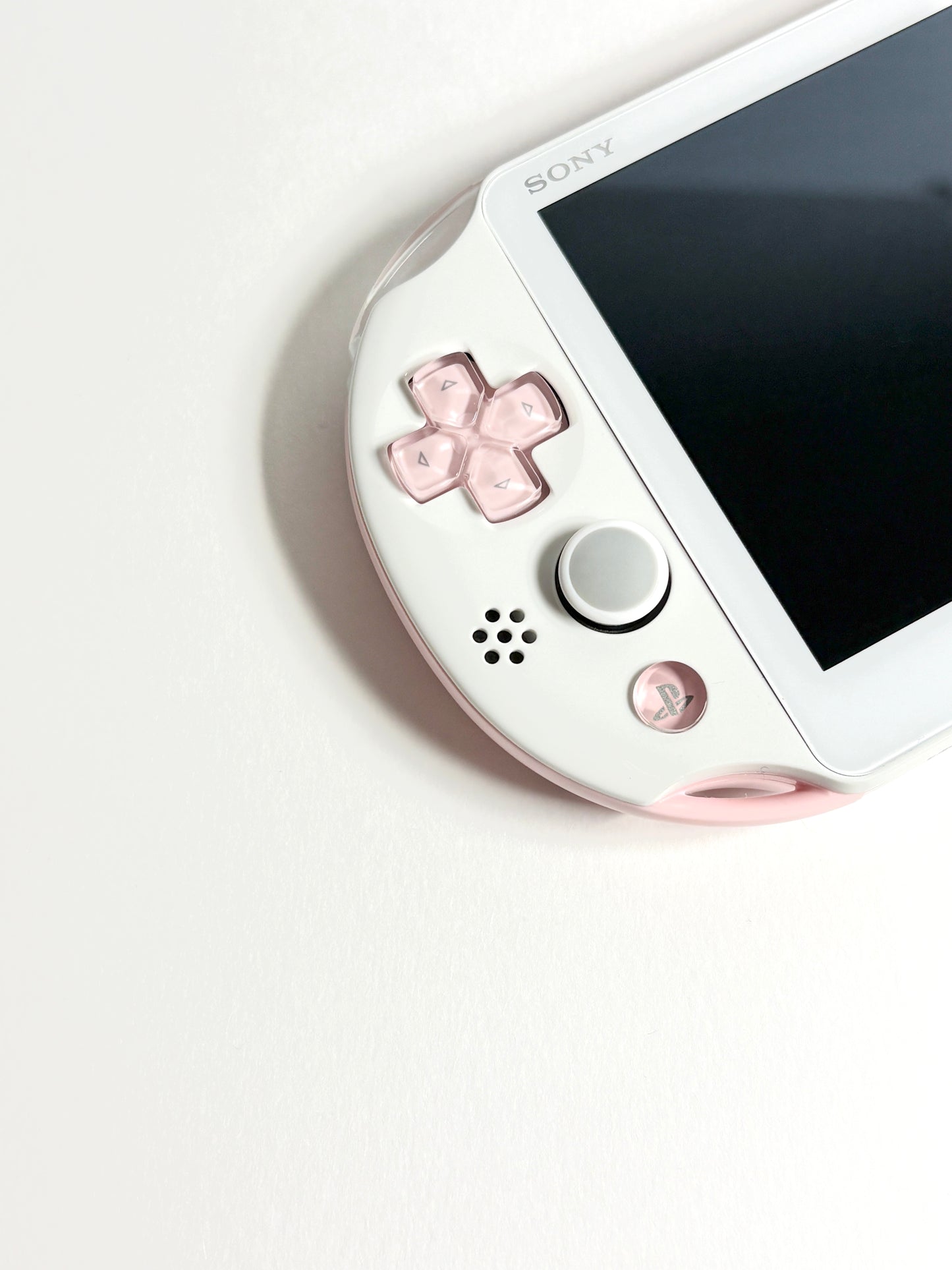 Ps Vita 2000 - Pink and White w custom Pink buttons