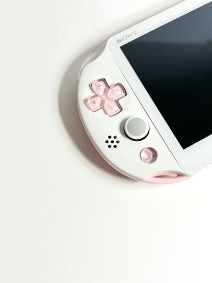 Ps Vita 2000 - Pink and White w custom Pink buttons