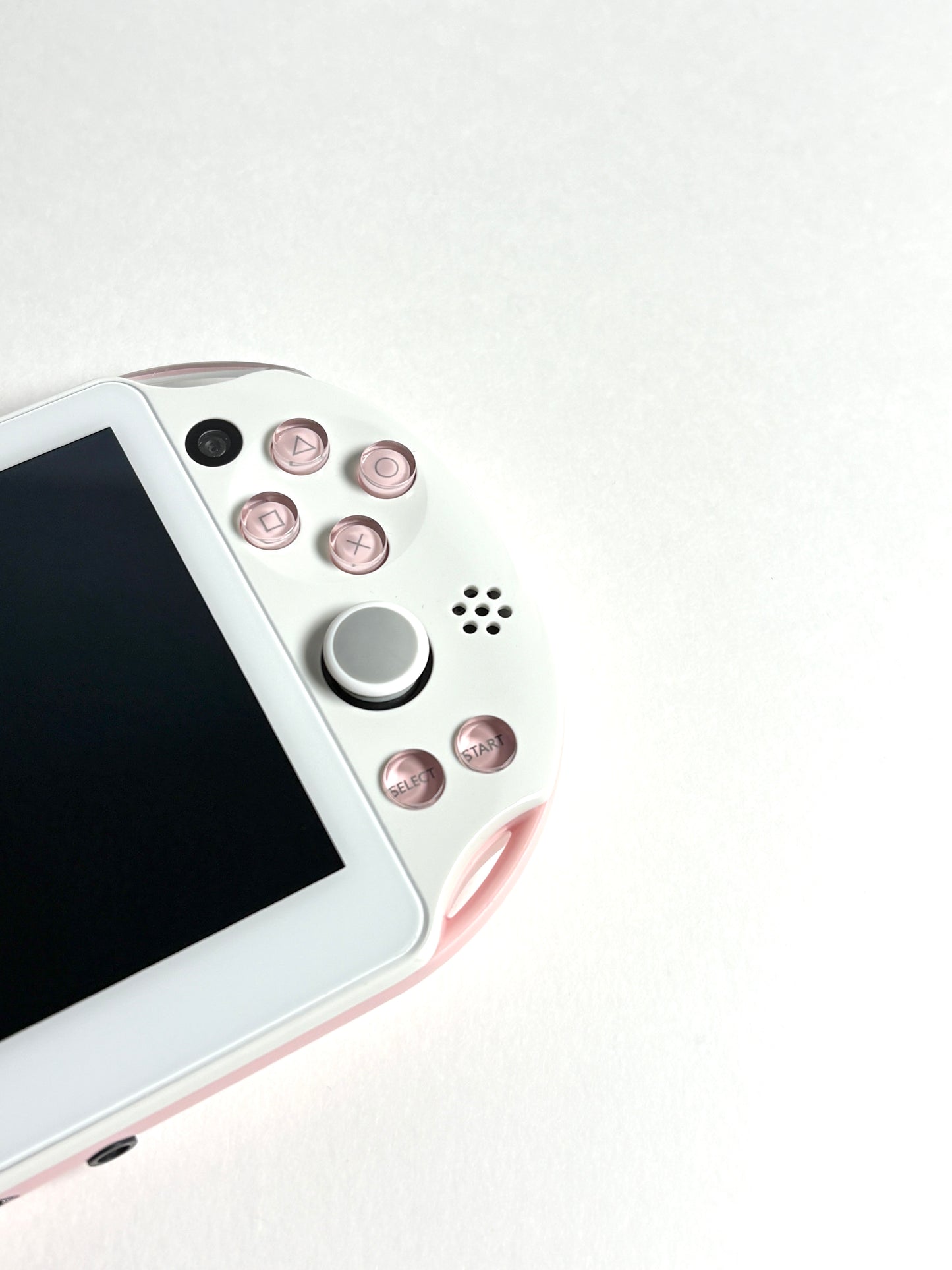 Ps Vita 2000 - Pink and White w custom Pink buttons