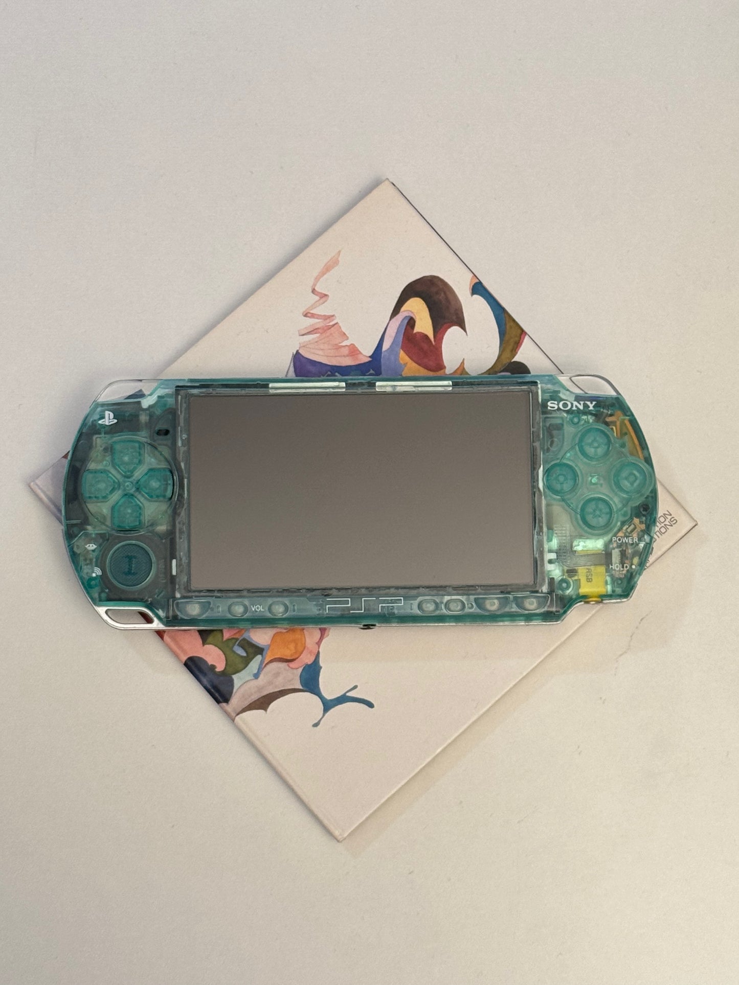 PSP 2000 - Transparent Mint Green