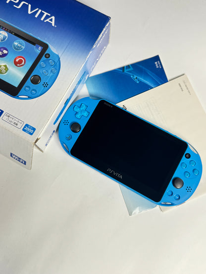 Ps Vita 2000 - Aqua Blue w Original Box