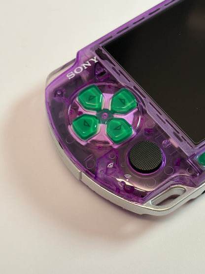 PSP 3000 - Transparent Purple Evangelion edition