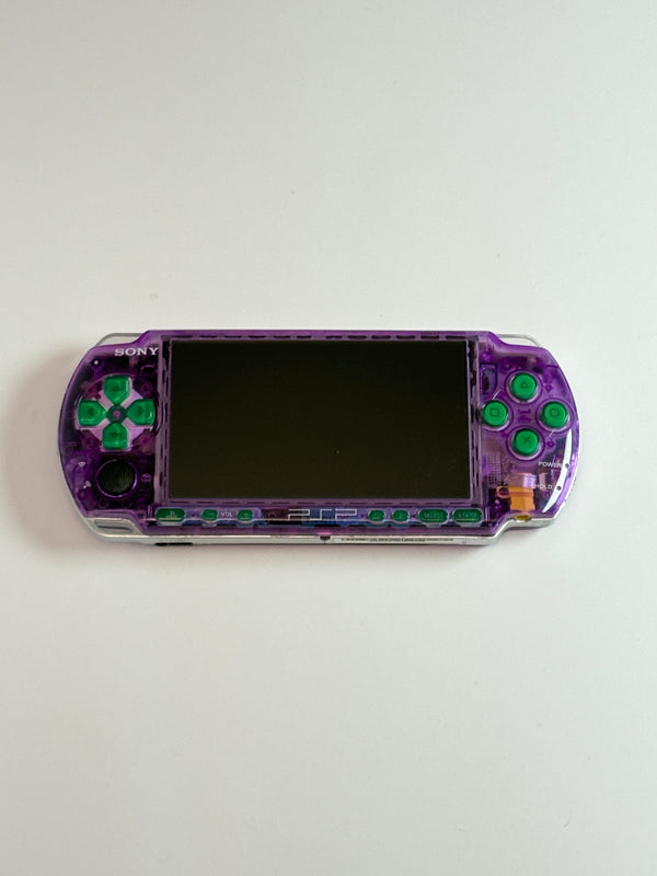 PSP 3000 - Transparent Purple Evangelion edition – pixelmods